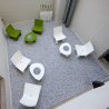 Modern Design Lounge Stoel Afrostijl Voor Thuis Bars en Cafés Slide Low Lita 