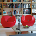 Chaise Fauteuil à Bascule Design Moderne Pour Bar Jardin Intérieur Extérieur Slide Blos 
