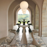 Table haute pour tabouret design moderne Home Garden Bar Slide Jet 