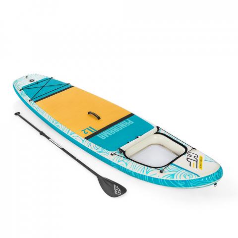 Paddle board SUP transparant paneel Bestway 65363 340cm Hydro-Force Panorama Aanbieding
