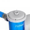 Transparante cartridge filterpomp voor bovengronds zwembad Bestway Flowclear 58675 Kortingen