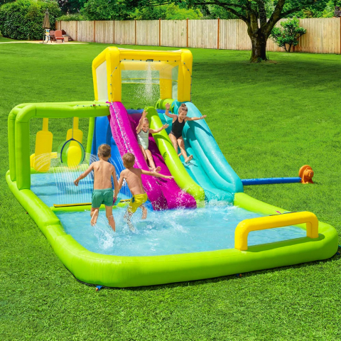 Aire de jeux aquatique gonflable pour enfants Splash Course Bestway 53387 Promotion