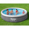 Bovengronds rond zwembad 366x76 cm met rotan effect Bestway Fast Set 57445 Verkoop