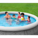 Bovengronds rond zwembad 366x76 cm met rotan effect Bestway Fast Set 57445 Aanbod
