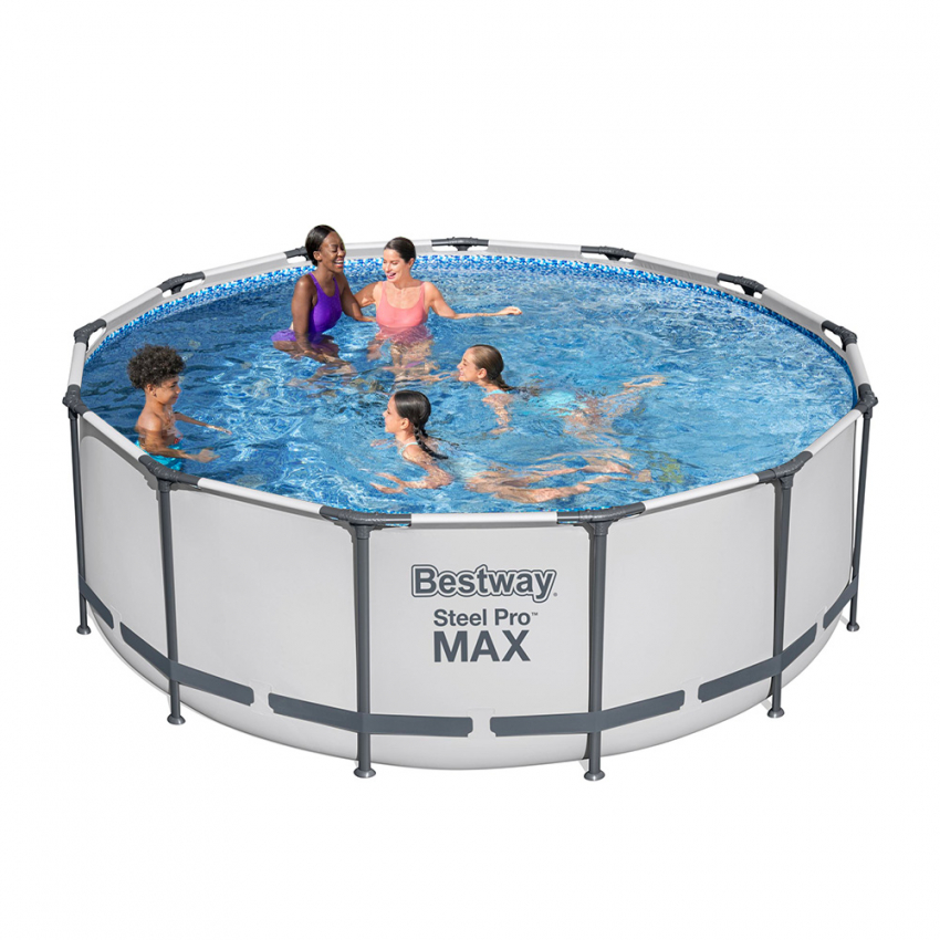 Bestway rond bovengronds zwembad Steel Pro Max Pool Set 396x122 cm 5618W Aanbieding Bestway rond bovengronds zwembad Steel Pro Max Pool Set 396x122 cm 5618W Aanbieding