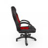 Chaise de bureau sport ergonomique à hauteur réglable en simili cuir Le Mans Fire Remises