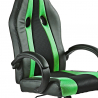 Chaise de jeu au design sportif ergonomique réglable en hauteur Qatar Emerald Catalogue