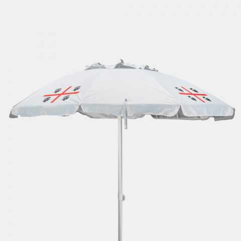Parasol de plage 200 cm antivent sardaigne Quattro Mori