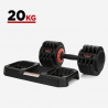Haltère réglable poids et charge variable cross training gym 20kg Oonda Offre