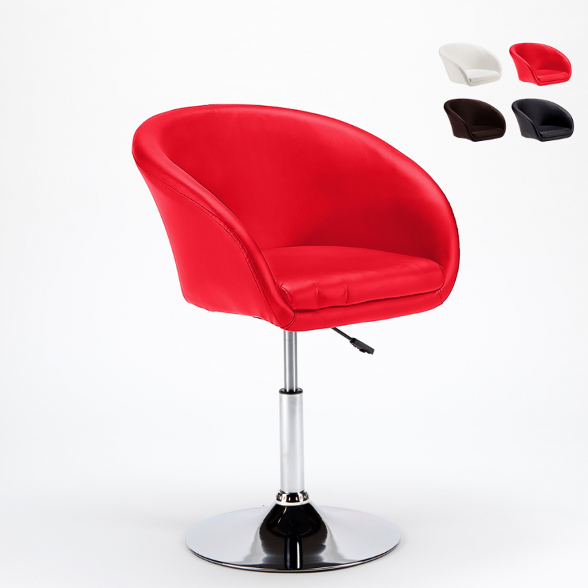 Tabouret fauteuil de bar cuisine et salon en similicuir design moderne Austin Offre Tabouret fauteuil de bar cuisine et salon en similicuir design moderne Austin Offre
