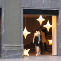 Plafonnier suspendu en forme d'étoile design contemporain Slide Sirio Remises