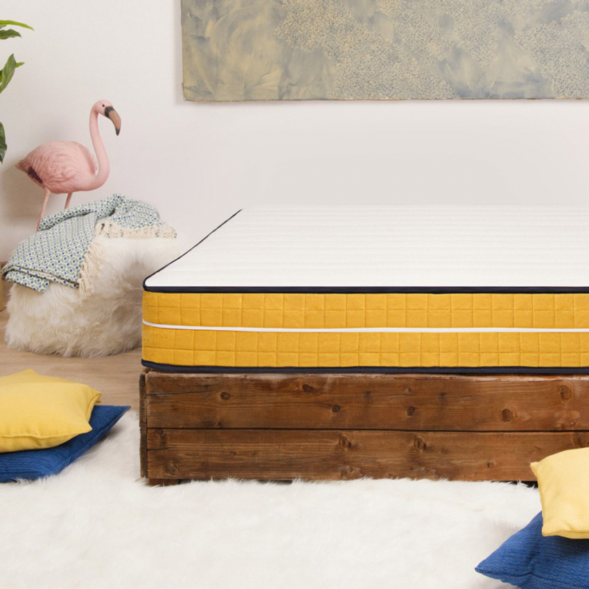 Matelas double mousse mémoire 7 zones déhoussable 25cm 160x190cm Veradea Promotion Matelas double mousse mémoire 7 zones déhoussable 25cm 160x190cm Veradea Promotion
