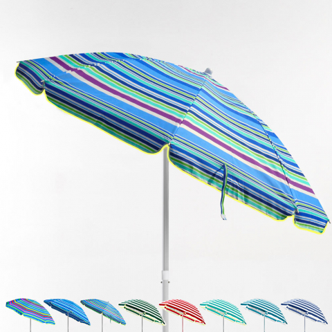 Parasol de plage portable leger 180 cm Taormina