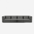4-zits modulaire moderne stoffen bank Solv Aanbieding