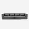 4-zits modulaire moderne stoffen bank Solv Aanbieding