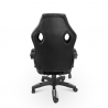 Chaise de bureau sport ergonomique à hauteur réglable en simili cuir Le Mans Remises