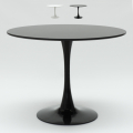 table ronde 90cm bar salle à manger cuisine design scandinave moderne Tulipan Promotion