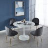 table ronde de cuisine bar salle à manger 70cm design scandinave moderne Tulipan Offre