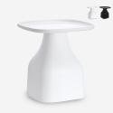 Moderne lage kunststof salontafel 48 x 48 cm Bell XL Kortingen
