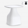 Table basse 48x48 moderne en plastique pour intérieur et extérieur Bell XL Réductions