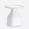 Moderne lage kunststof salontafel 48 x 48 cm Bell XL Voorraad