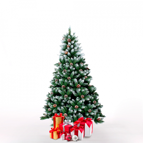 Sapin de Noël artificiel de haute qualité avec décorations 120 cm Ottawa