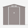 Tuinhuis schuur van gegalvaniseerd plaatstaal 213x127x195 cm Chalet Catalogus