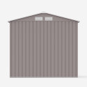 Tuinhuis schuur van gegalvaniseerd plaatstaal voor tuingereedschap 213x191x195 cm St.Moritz Keuze