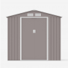 Tuinhuis schuur van gegalvaniseerd plaatstaal voor tuingereedschap 213x191x195 cm St.Moritz Catalogus