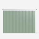 Tuinhuis schuur van gegalvaniseerd plaatstaal 257x142x184 cm Tyrol NATURE Keuze