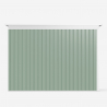 Tuinhuis schuur van gegalvaniseerd plaatstaal 257x142x184 cm Tyrol NATURE Keuze