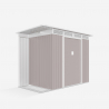 Tuinhuis schuur van gegalvaniseerd plaatstaal 257x142x184 cm Tyrol Model