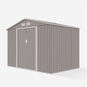 Abri de jardin en tôle robuste pour rangement d'outils Ortisei 277x191x202cm Réductions
