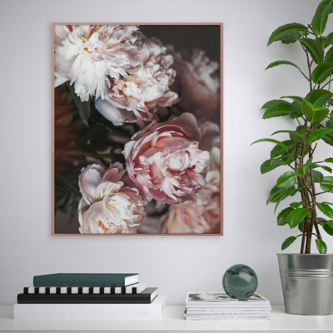 Tableau impression thème floral cadre fleurs nature 40x50cm Variety Maua