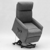 Giorgia+ elektrische relax fauteuil met 2 motoren, verstelbare rugleuning en hefsysteem voor ouderen Kortingen