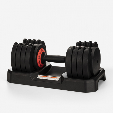 Verstelbare halter dumbbell gewichten met variabele belasting gym fitness 25 kg Oonda