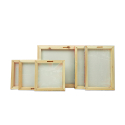 Set van 6 canvas prints stad foto's houten frame vintage Postcard Aanbod