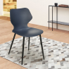 Moderne design stoel van polypropyleen en metaal Ladysmith 