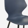 Moderne design stoel van polypropyleen en metaal Ladysmith 