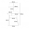 Moderne design stoel van polypropyleen en metaal Ladysmith 