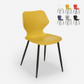 Moderne design stoel van polypropyleen en metaal Ladysmith Aanbieding