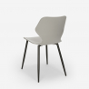 Moderne design stoel polypropyleen metaal eetkamer restaurant Ladysmith 