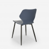 Moderne design stoel van polypropyleen en metaal Ladysmith 
