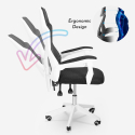 Ergonomische ademende gaming bureaustoel met futuristisch ontwerp Gordian Voorraad