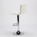 Tabouret de bar cuisine assise émaillée en similicuir design Honolulu 