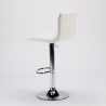 Tabouret de bar cuisine assise émaillée en similicuir design Honolulu 