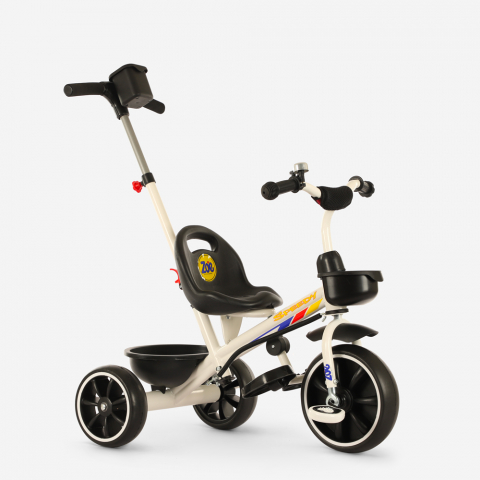 Tricycle pour enfants avec poignée et panier de rangement Speedy Promotion