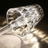 Lampe de table design moderne transparent maison restaurant Crystal Remises
