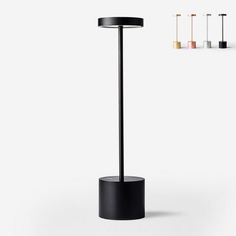 Lampe de table LED sans fil restaurant et maison design moderne Gunther