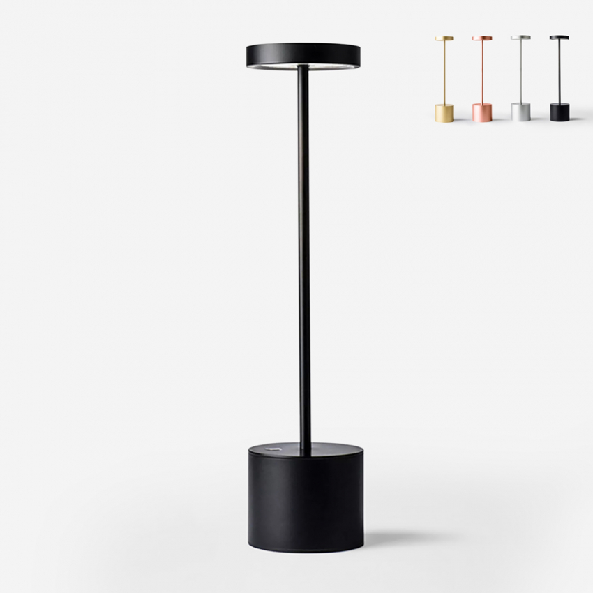Draadloze LED tafellamp in modern design Gunther Aanbieding